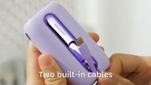 JOYROOM L012 Colorful Mini Powerbank 10000mAh 22.5W dengan Dual Cables