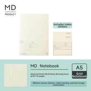 midori | Daily Planning Free Diary MD Notebook Page Per Day Tear-corner Locator