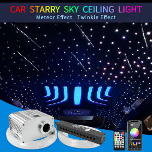 Đèn Nóc Ngôi Sao Xe Hơi Lấp Lánh Sao Băng 10W Đèn Trần Bầu Trời Đầy Sao Đèn Ngủ Lãng Mạn Nội Thất Gia Đình Đèn LED Sợi Quang Tự Động