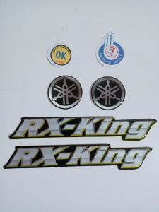 STIKER EMBLEM RX KING TIMBUL +STIKER OK DAN GARANSI 3 TAHUN