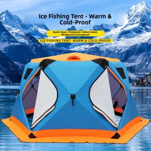 EUSSUE | Winter Hexagonal Large Tent for 8-12 People