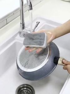 15ชิ้น ฟองน้ำล้างจาน - ฟองน้ำทำความสะอาดสองด้าน - แผ่นขัดฟองน้ำสำหรับใช้ในบ้าน - ฟองน้ำมหัศจรรย์ - ผ้าเช็ดจานสำหรับทำความสะอาดในครัว