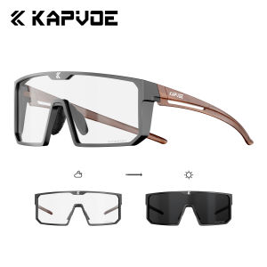 kapvoe | KAPVOE UV400 HD Photochromic Sunglasses Stylish Outdoor Casual Glasses for Hiking Cycling Camping and Mountain Biking Sunglasses