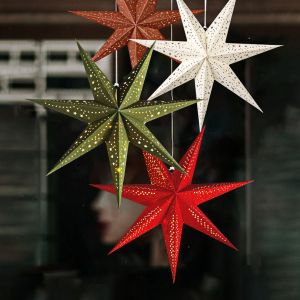 Felt Velvet Star Christmas Lantern