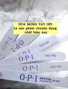 Dũa móng tay bán nguyệt OPI chuyên dùng trong spa làm nails