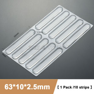 BLALION 10Pcs Transparent Car Door Edge Guards Anti-collision Sticker Side Edge Protector Strips Rearview Mirror Guards Stickers