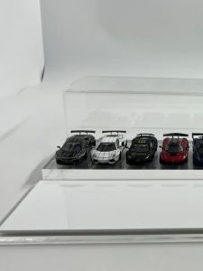 Acrylic Dustproof Cover for 1:64 Car Model Long Strip Display Case Autoart Collectible Vehicle Static Model Plastic Material