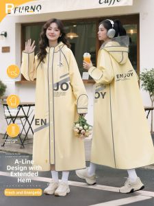 ZHENGYU | Long-Sleeved Full-Body Raincoat for Adults Women Students Separable Rain Cover for Electric Scooter