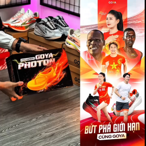[Tặng Tất xỏ ngón] Dép Thể Thao Chạy Bộ Đế Full Tấm Carbon GOYA PHOTON - Công Nghệ SKYBOUNE TM EVA Thấu Quang