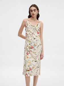 LANCY FROM 25 | 25 Silk Sleeveless Dress Floral Print