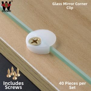 forsso | Glass Mirror Fixing Clamp Plastic