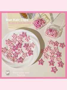 PINK EMPRESS | Dopamine Star Side Bangs and Loose Hair Organizer Clip Sweet Cool Accessories