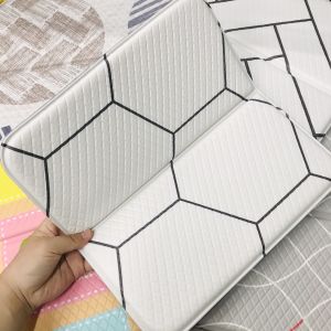 หมอนรองนั่ง PVC หนา กันน้ำ ป้องกันความชื้น ขนานยนต์พับได้ เรียบเรียบ สไตล์อังกฤษ สำหรับในบ้าน