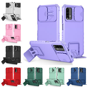 Slide Camera Armor Phone Case for Xiaomi 11T 11 Lite POCO X3 NFC M3 M4 X4 X5 X6 Pro C40 4G 5G NE Plastic Holder Hard Cover
