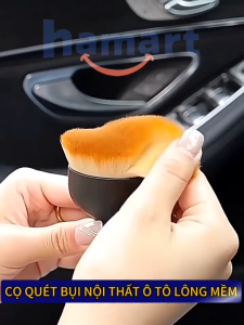 Chổi Lông Quét Bụi Ô Tô Cọ Vệ Sinh Nội Thất Ô Tô Taplo Quạt Gió Xe Hơi Phủi Bụi Bàn Phím Siêu Mềm