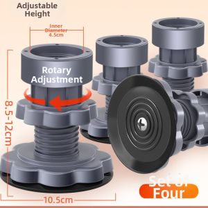 Anti Vibration Non Slip Moisture Proof Elevating Stabilizer Foot Pads
