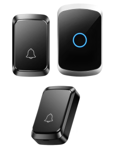 Wireless Doorbell  Waterproof 1000ft Range 60 Chimes Loud 115dB with LED Flash Easy Install for Home Office Classroom