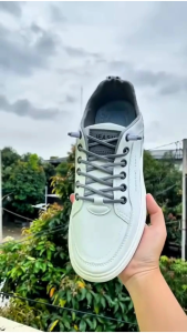 AF Sepatu Sneaker Casual SANO WHITE & BLACK