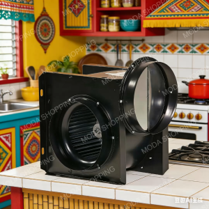 220V Inline Duct Blower Centrifugal Exhaust Blower for Kitchen Bathroom Office Lab Ventilation Silent Strong Airflow