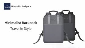 WIWU Minimalist Backpack: A Tactical Waterproof & Anti-Scratch Solution