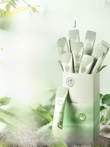 Snow Lotus Leaf Bubble Mask Cleansing Blackhead Removal Salicylic Acid Acne Treatment Pore Shrinking Deep Cleaning Mud Mask