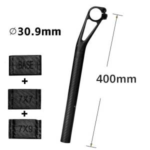 elitaone Carbon Seat post Setback 25mm 25.4/27.2/30.9/31.6 MTB/Road Bike Seatpost Ultralight 150g Master Series