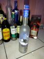 botol bekas minuman keras miras Voodka grey GOOSE botol miras botol minuman. 
