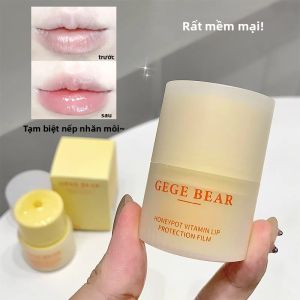 Son Dưỡng Môi Gege Bear Vitamin Dạng Hũ Nhỏ Dưỡng Ẩm Môi Khô Cấp Ẩm Và Bảo Vệ Thích Hợp Cho Mùa Thu Và Mùa Đông