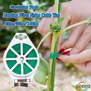 Seeko Plant Tree Garden Tie Cable Plastic Wire Binding Line Climbing Plants Flower Gardening