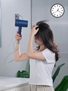 TAOSHI | Hands-Free Hair Dryer Stand for Bathroom No-Drill Mounting
