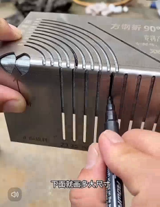 Adjustable  Angle Cutter Multi-Purpose Adjustable Linear Creativity Metal Marking Tool   Arc Parallel Drawing Tool /Arc parallel drawing tool