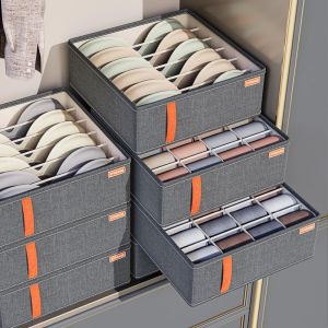 2pcUnderwear Organizers Socks Bra Storage Box Cabinet Drawer Organizer Storage Clothes Arrange Household Classified Storage Case