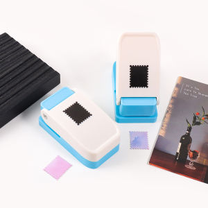Stamp Shaped Paper Punch Portable Hole Puncher for Crafts Scrapbooking Supplies DIY Card Gift Making & Paper Crafting Tool