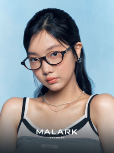 MALARK | Vintage Retro Tortoiseshell Half Rim Nerd Glasses for Myopia
