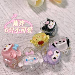 【Ready Stock】1PCS Yugui Dog Cartoon Plastic Small Size Hair Clip Claw Korean Style Fashion Girl Hairpin
