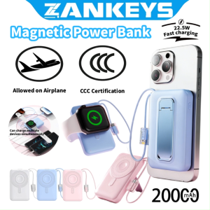 SG CCC Portable Magnetic Power Bank 20000mAh 3C power bank 22.5W fast charging for iphone iWatch AirPods