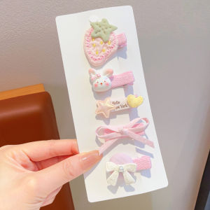 DUBAO | Non-harmful Scalp Baby Girl Flower Side Clips