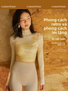 CAEEMHEE | Long Sleeve Yoga Shirt with Padded Chest Autumn