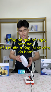 Đèn Led ỐP Trần Vuông-Việt Nhật dầy 32 cm BH 2 năm