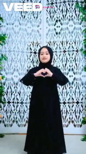 Pakaian Muslim Anak Perempuan Usia 5-13 Tahun Gamis Syari Anak Remaja Putri Bahan Cerutty Babydoll