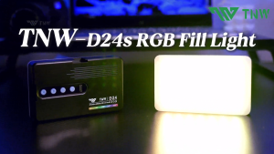 TNW D24 Portable RGB Light LED Video Light Photography Light Dimmable Lighting Effects With Tripod
