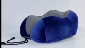 U-Shaped Neck Pillow Portable Memory Foam Pillow Travel Pillow Adult Aircraft Neck Support Cervical With Pouch Bantal Leher for Office Airplane Home Car