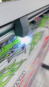 BJN 021 - STRIPING STIKER BODY KAWASAKI NINJA SS UV TRANSPARANT DAN HOLOGRAM