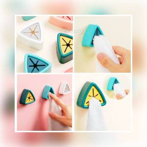 ที่แขวนผ้าขนหนู ที่แขวนผ้าเช็ดมือ (แบบหนีบ สามเหลี่ยม) ที่หนีบเป็นซิริโครน CH0694 โปรดอ่านรายละเอียดก่อนสั่งซื้อค่ะ