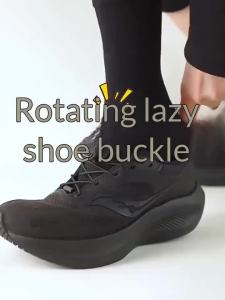 No-Tie Shoelaces Easy Installation Swivel Buckle Laces Sneakers Thick Rope Automatic Shoelace Shoe Accessories shoe laces no tie