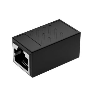 Network Cable Butt Joint Extender Adapter Gigabit RJ45 Network Pass-through Connector Broadband Modular Plug Monitor Cable Interface