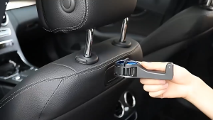 OHHDEER Cangkuk Tempat Telefon Kereta 360° Multifungsi 2 in 1 Car Hook And Phone Holder Headrest Hook