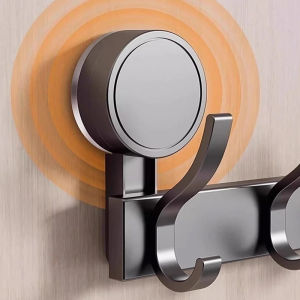 No Need To Drill Suction Cup door rear hook strong load-bearing kitchen bathroom adhesive hook entrance door storage rack