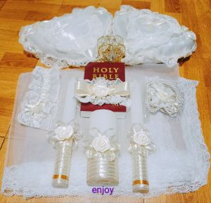wedding accessories with holly bible