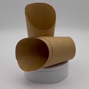 50Pcs Disposable French Fries Paper Cup Egg Waffle Cup Food Holder Cup Party Baking Supplies